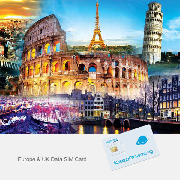 Europe & UK Data SIM Card